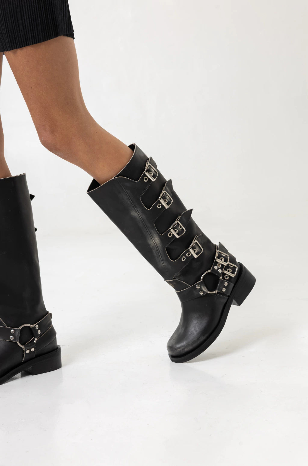 Tati Black Leather