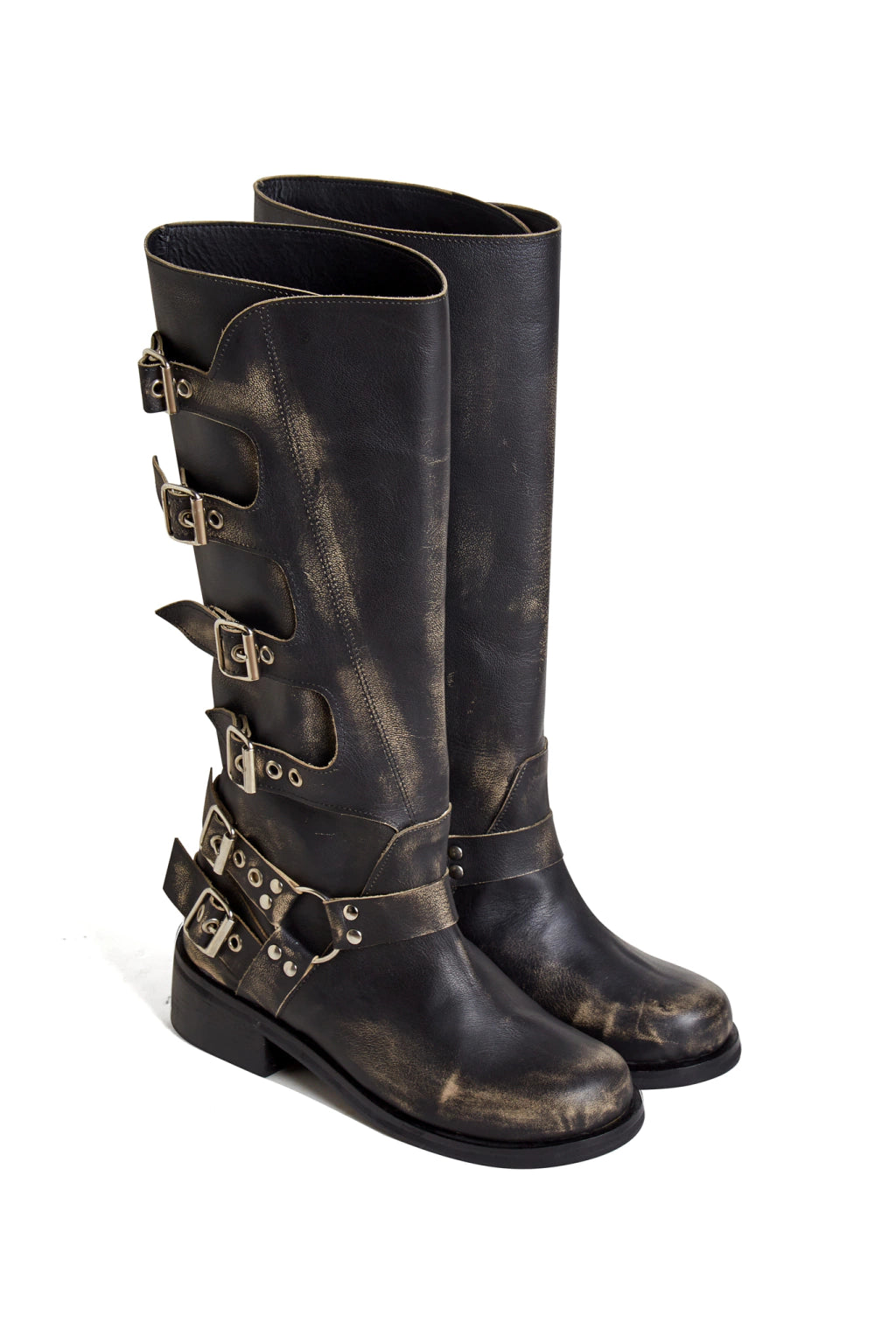 Tati Black Leather