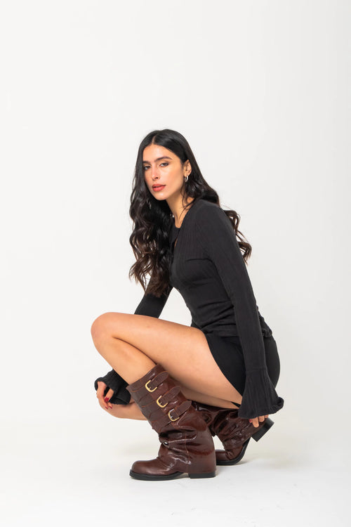 Bronx Brown Leather
