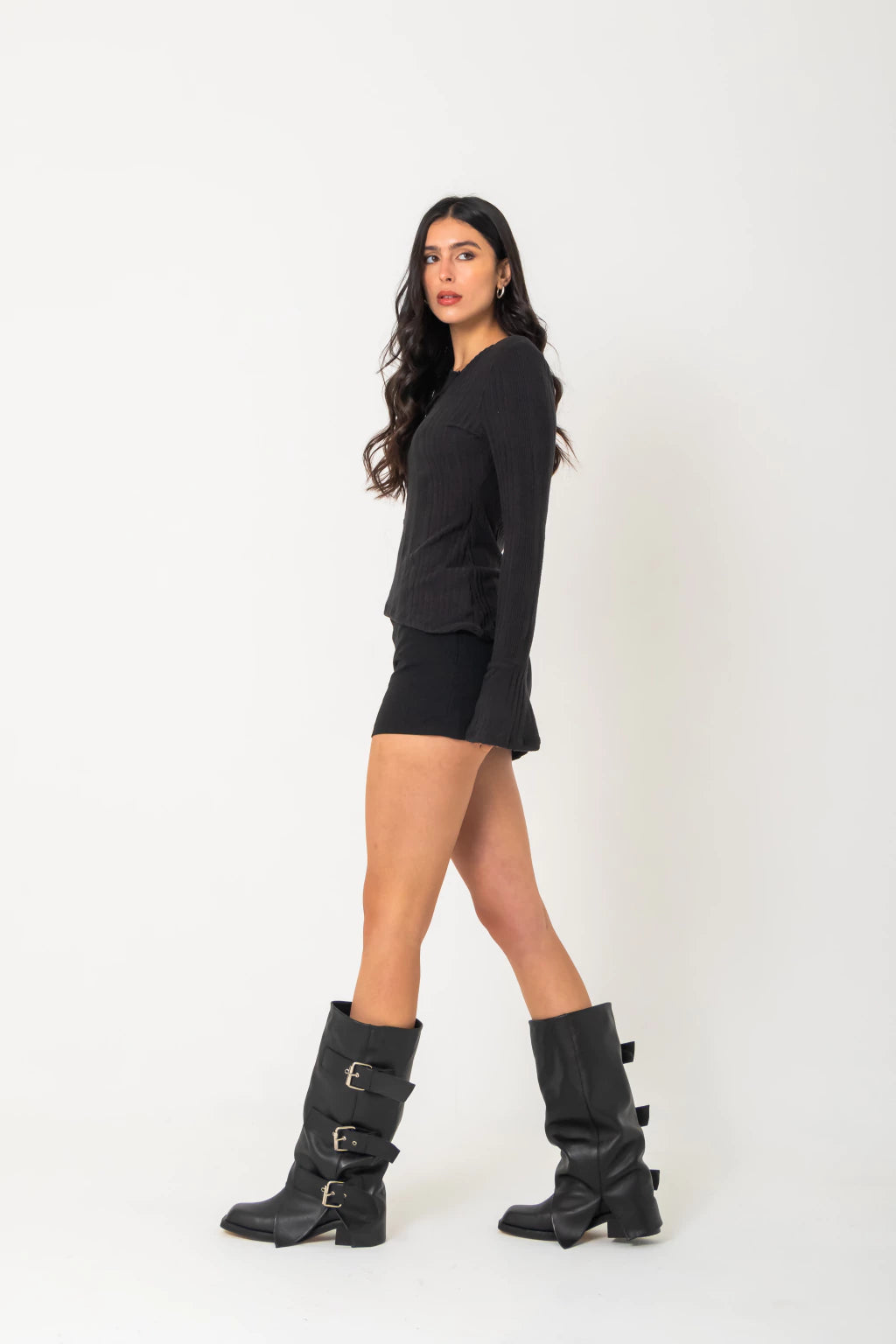 New York Black Leather