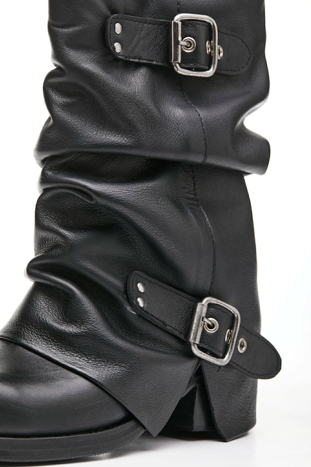 Heidi Black Leather
