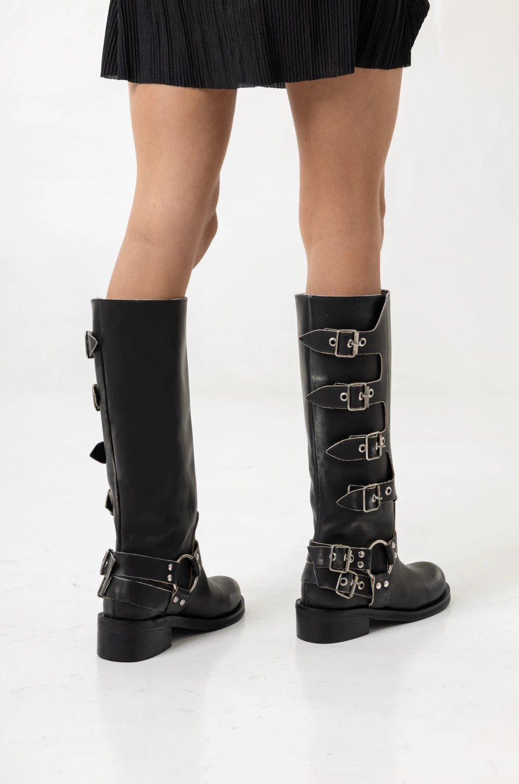 Tati Black Leather