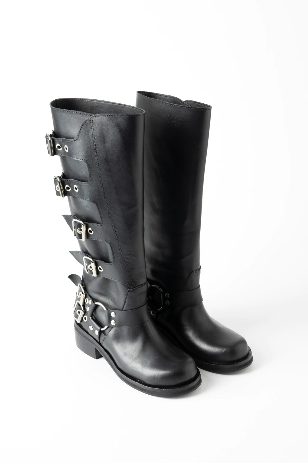 Tati Full Black Leather