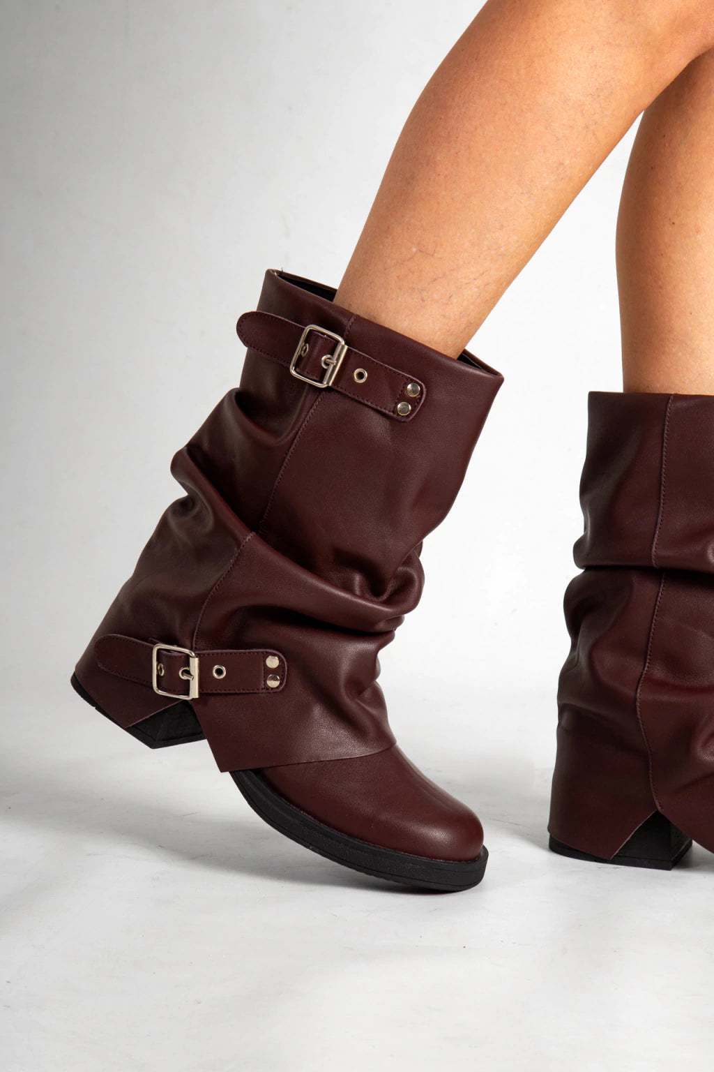 Heidi Brown Leather